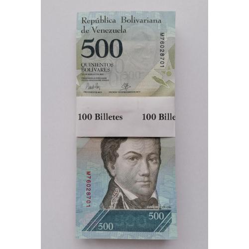 Венесуэла 500 боливаров 2017г. UNC. 