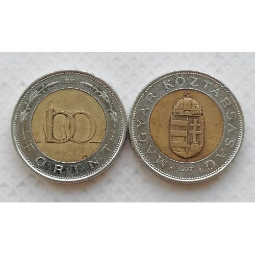 Венгрия 100 форинтов 1997г.