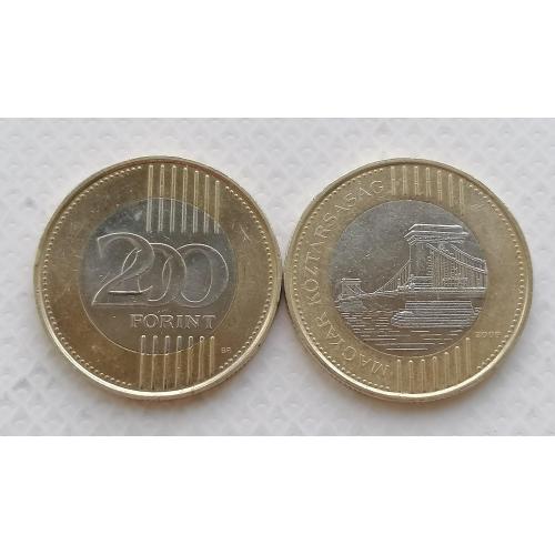Венгрия 200 форинтов 2009г.