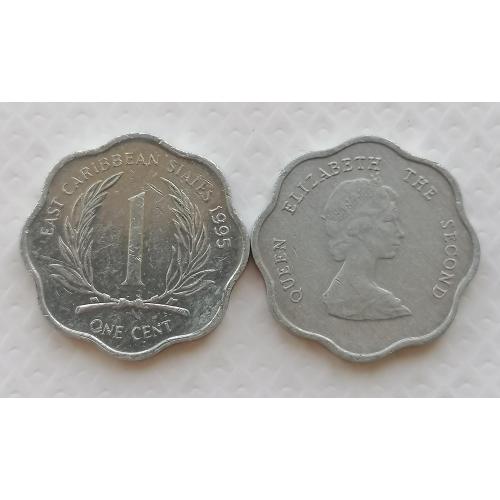 Восточные Карибские Штаты 1 цент 1995г. 