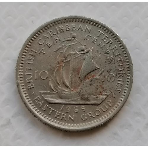 Восточные Карибские Штаты 10 центов 1965г.