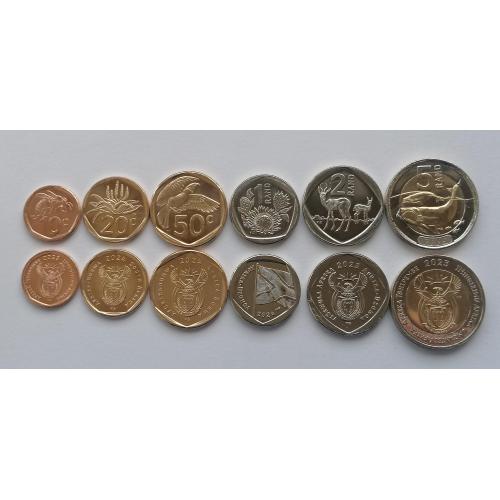 ЮАР набор 6 монет 2023-24г.