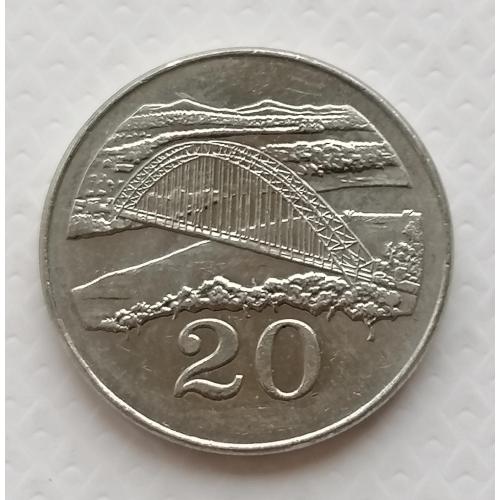 Зимбабве 20 центов 2001г.