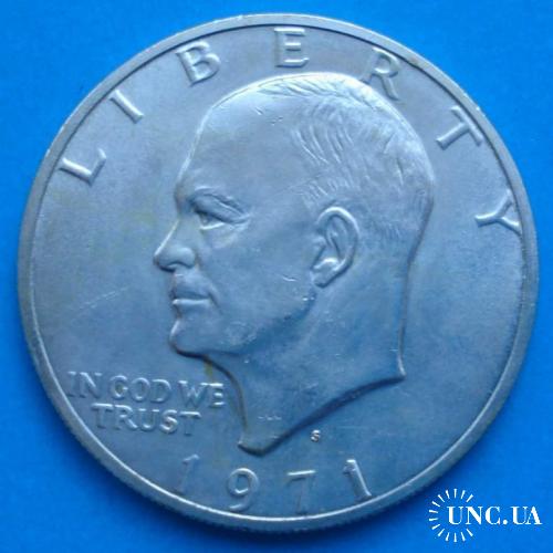 1 доллар 1971 года, серебро