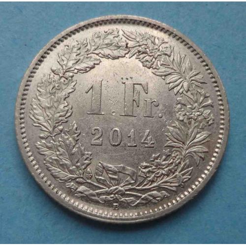1 франк 2014 года Швейцария (61)