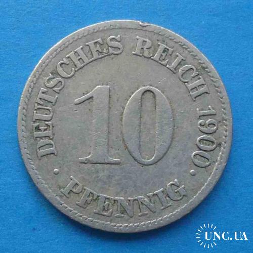 10 Pfennig 1900 E