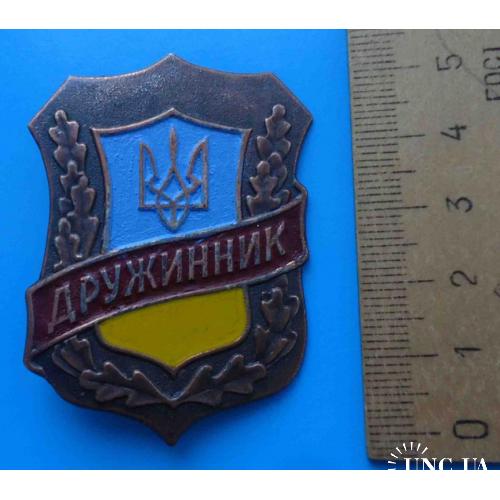 Дружинник Украина герб тяжелый