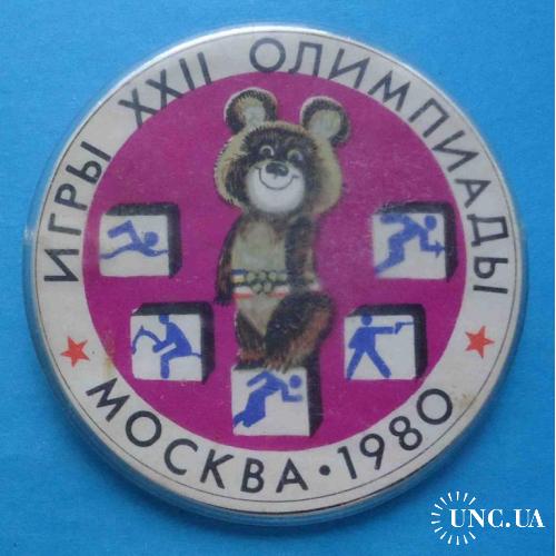 Игры 22 олимпиады Москва 1980 олимпийский мишка