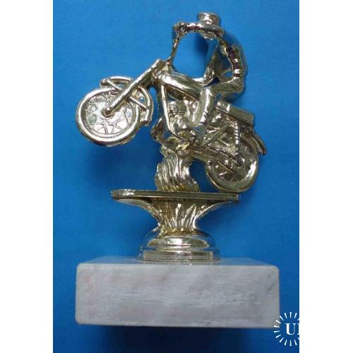 Награда-кубок Мотоциклист камень металл