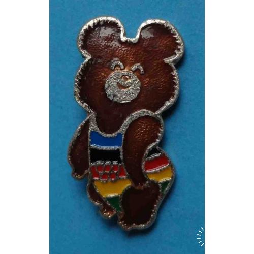 Олимпийский мишка Москва 1980 цветное трико Шахтметалл 3