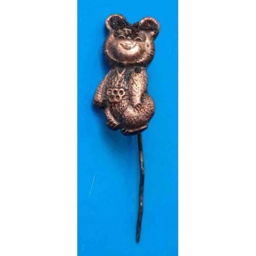 Олимпийский мишка Москва 1980 маленький на иголке 2