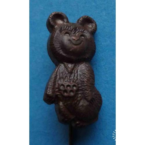 Олимпийский мишка Москва 1980 маленький на иголке 4