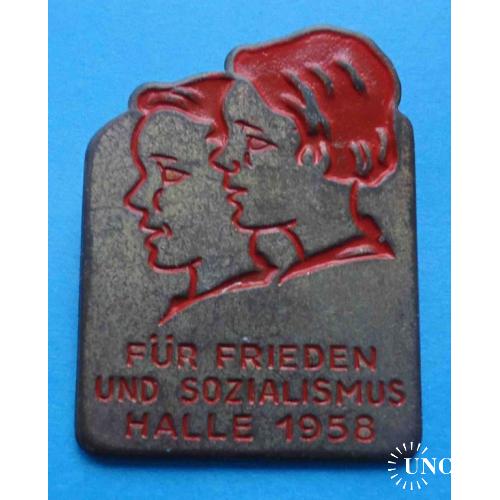 пионеры Германии F?r Frieden und Sozialismus Halle 1958