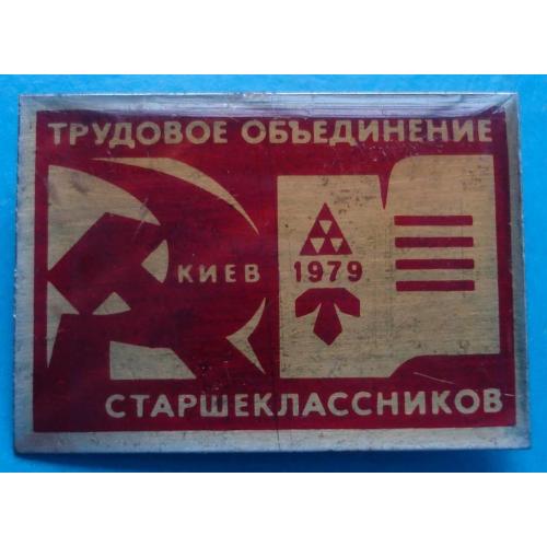 ВЛКСМ, трудовое объединений старшеклассников Киев 1979 герб
