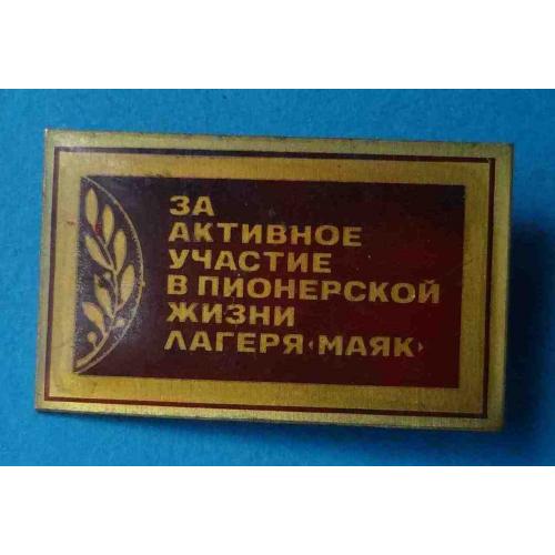 За активное участие в пионерской жизни лагеря Маяк пионерия (40)