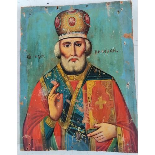 ☝️Икона 'Св.Николая' (дерево)