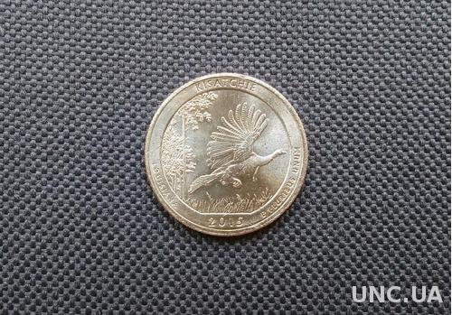 25 центов США 2015 г., Kисатчи штат Луизиана ( D )
