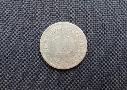Германия, 10 пфеннигов 1899 г. ЕЕ