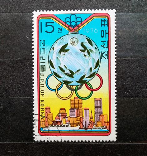 Корея 1976 г. Олимпиада Монреаль. Медаль Серебро