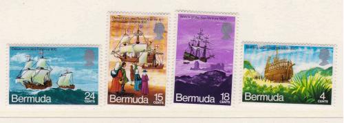 Флот .    Бермуды  1971  г MLH - - полная серия