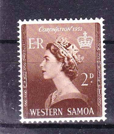Личности . Западное Самоа 1953 г  * - коронация