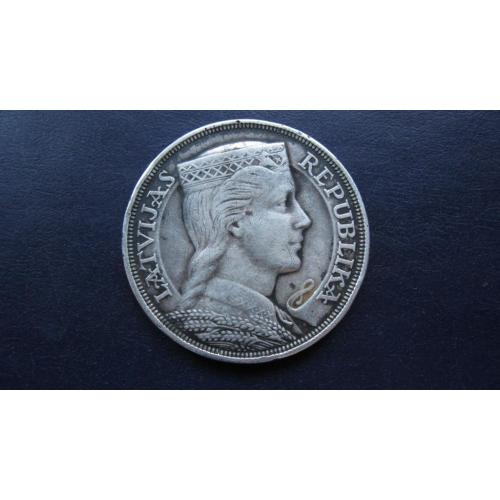 5 лат 1931г Латвия серебро
