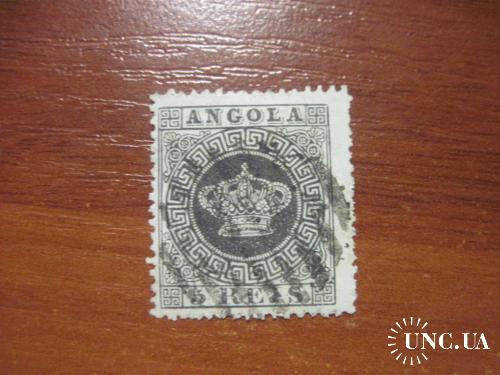 Ангола Португальская 1870 5 рейс Корона MNG