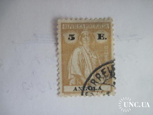 Ангола Португальская 1925 5 эскудо ГАШ