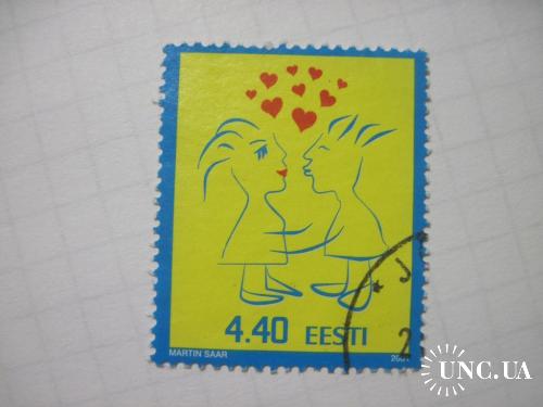 Эстония 2001 День Валентина ГАШ