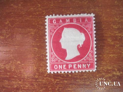 Гамбия 1887 Виктория 1 пенни  MH