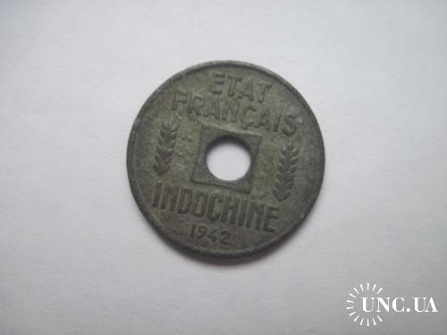 Индо-Китай французский  1942 1/4 цента VF