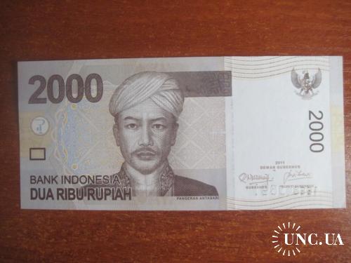 Индонезия 2000 рупий 2011 UNC