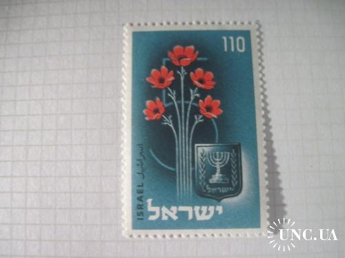 Израиль 1953 цветы минора MVLH