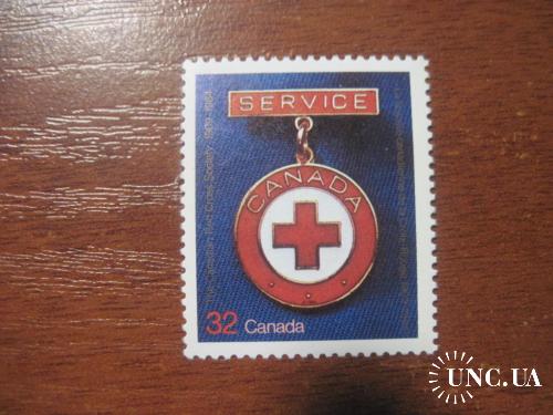 Канада 1984 красный крес 75 лет  **