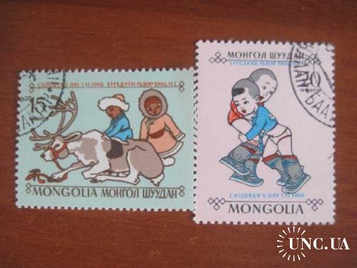 Монголия 1966 Междунар день ребенка СТО