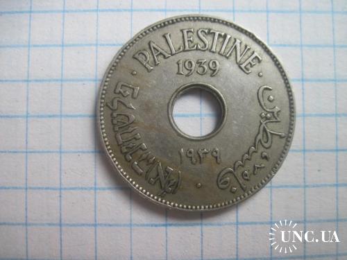 палестина 10 милс 1939 XF