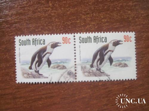 Юар южная африка 1998 фауна Пингвины птицы   ГАШ