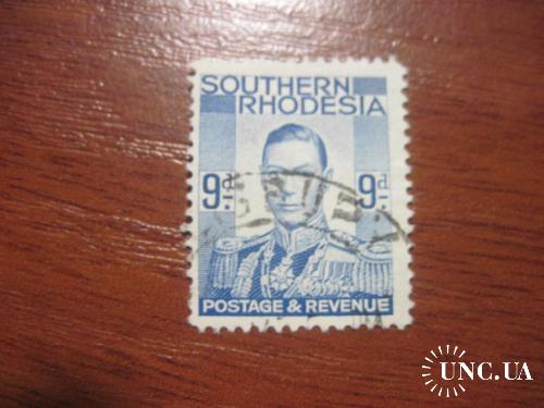 Южная  Родезия 1937 Георг VI  ГАШ