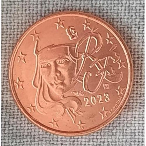 Франция 1 цент 2023