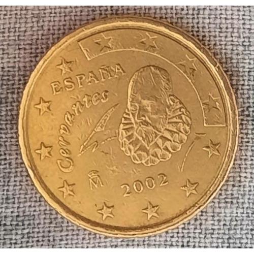 Испания 10 центов 2002