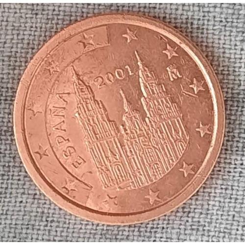 Испания 2 цента 2001