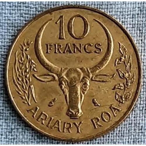 Мадагаскар 10 франків 1970