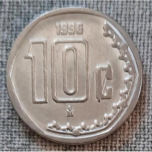 Мексика 10 сентаво 1996