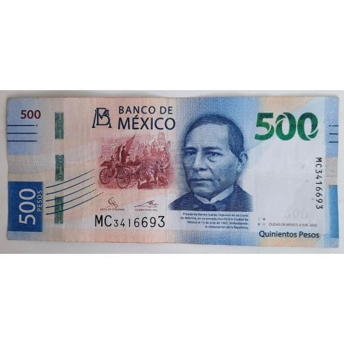 Мексика 500 песо 2022 № MC3416693