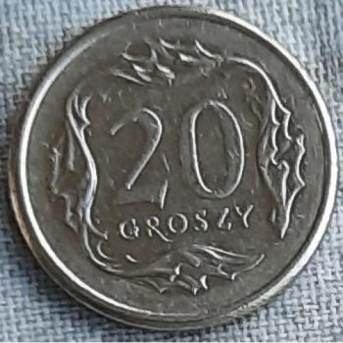 Польща 20 грошей 2009