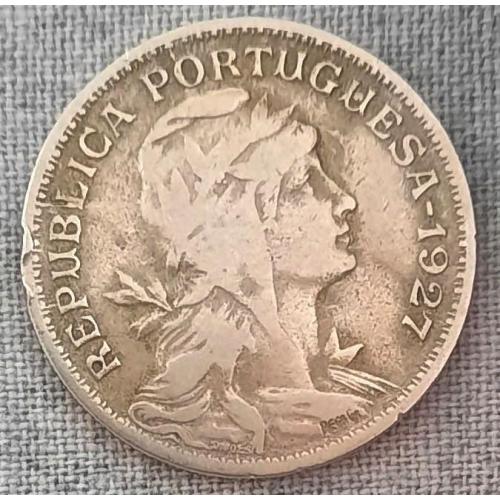 Поругалія 50 сентаво 1927 Не часта! Гарний стан!