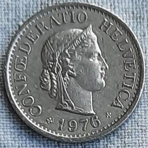 Швейцарія 10 рапен 1976