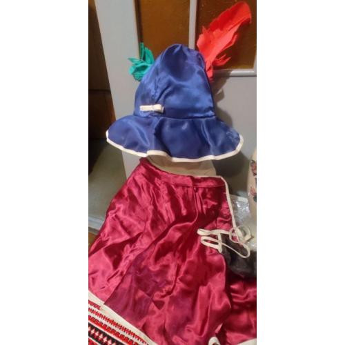 Детский карнавальный винтажный костюм СССР "Кот в сапогах" 