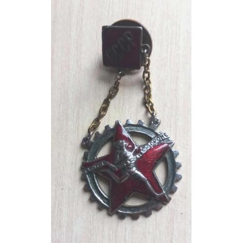 Знак "Готов к труду и обороне СССР» (ГТО). 