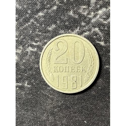 СРСР 20 копійок, 1981 Рік